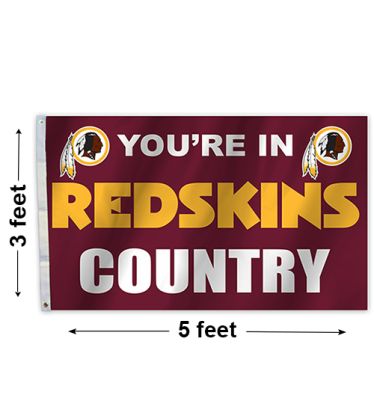 3'x5' Washington Redskins Country Outdoor Flag
